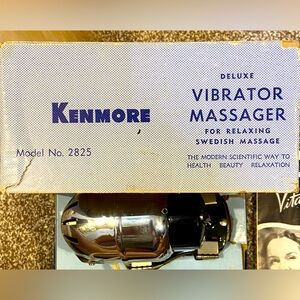 Vintage Kenmore "Vitalator" massager By Sears & Roebuck.  Tested & Works EUC